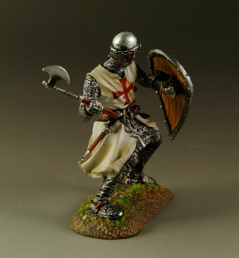 EAGLE MINIATURES CRUSADERS & SARACENS TEM002 TEMPLAR WITH AXE & SHIELD