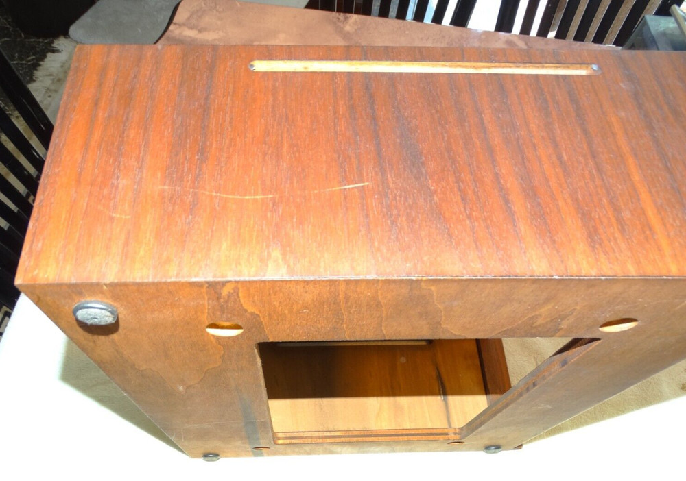 Vintage Bogen Wood Case # WE7*READ*