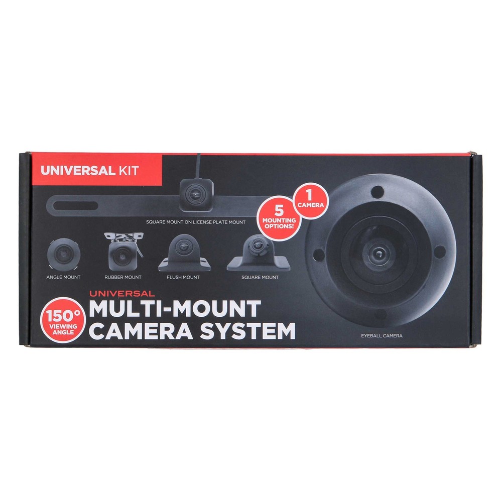 TE-5MSC Wired Universal Multi-Mount Vehicle Camera System, Eyeball Camera