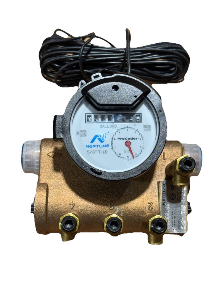 Neptune Double Check  T-10 Back-flow metter 5/8” New