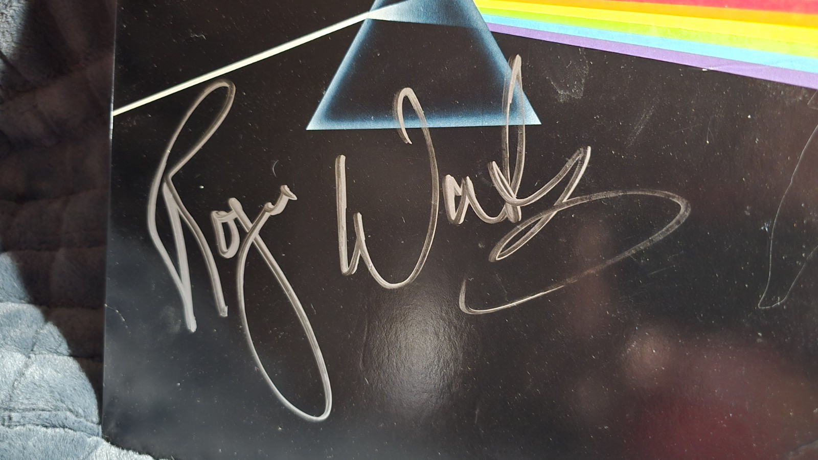 Pink Floyd The Dark Side of the Moon Signed Original Vinyl Record