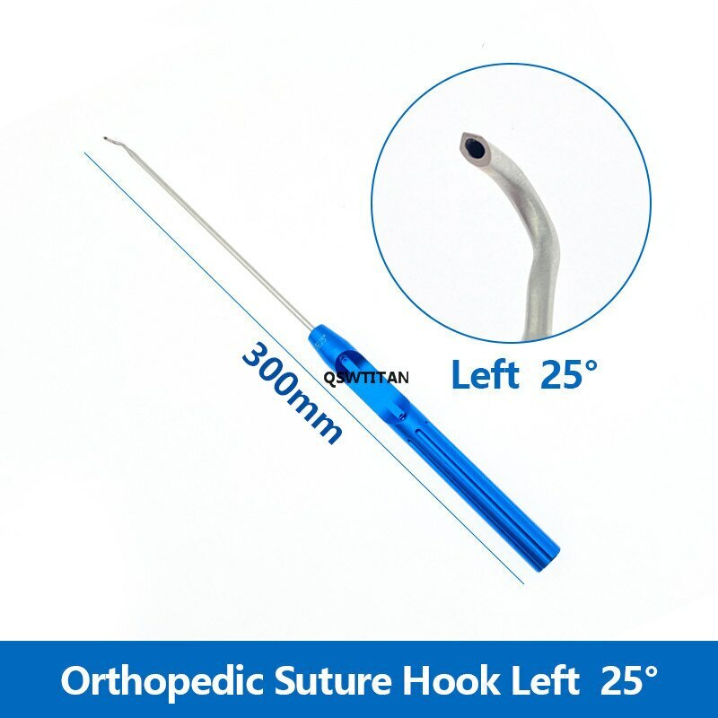 Bone Suture Hook Joint Ligament Reconstruction Orthopedic Arthroscopy Wire Pass