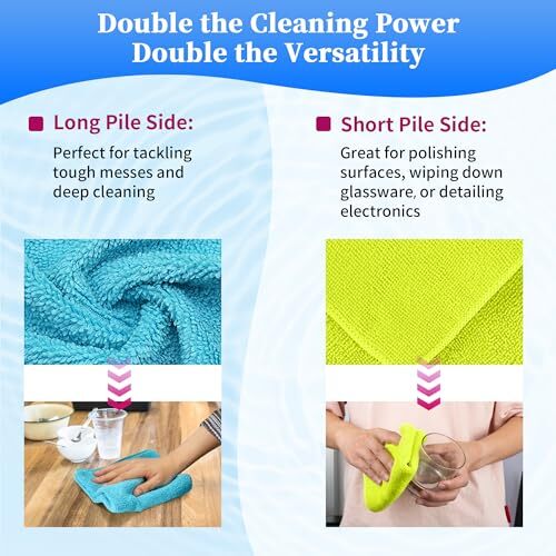 Microfiber Cleaning Cloth - Pack of Multi-Functional 12 3 Colors Assorted