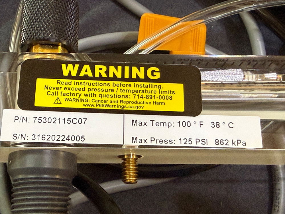 Cleatech Oxygen Analyzer Nitrogen Purge Controller with O2 Sensor A21-HM-OA1