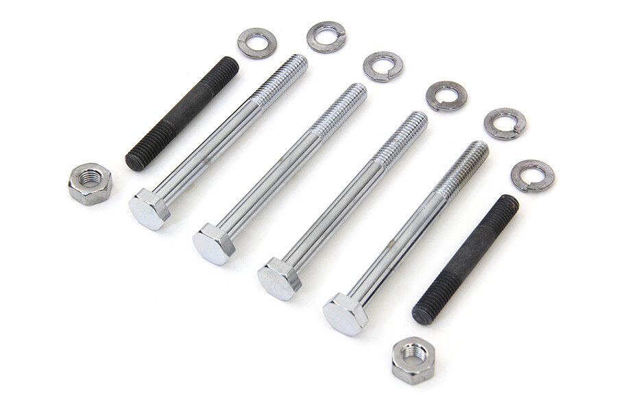 Colony Oil Pump Mount Hex Kit - Chrome Finish