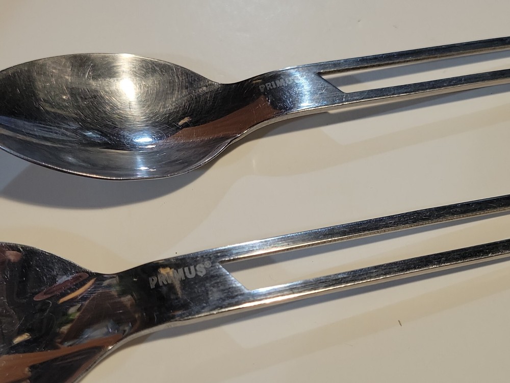 2 Primus Stainless steel spoons