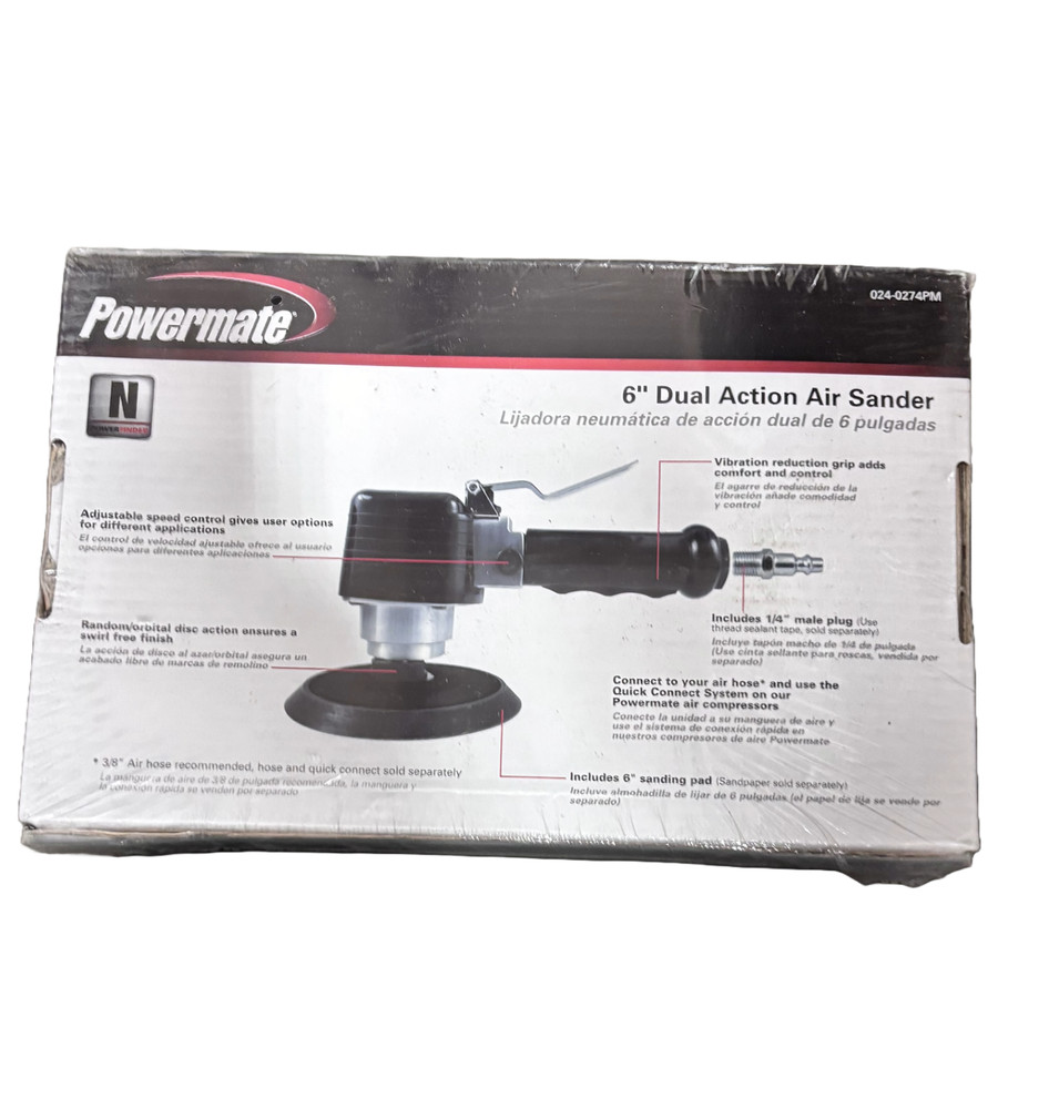 Powermate 6'' Dual Action Sander