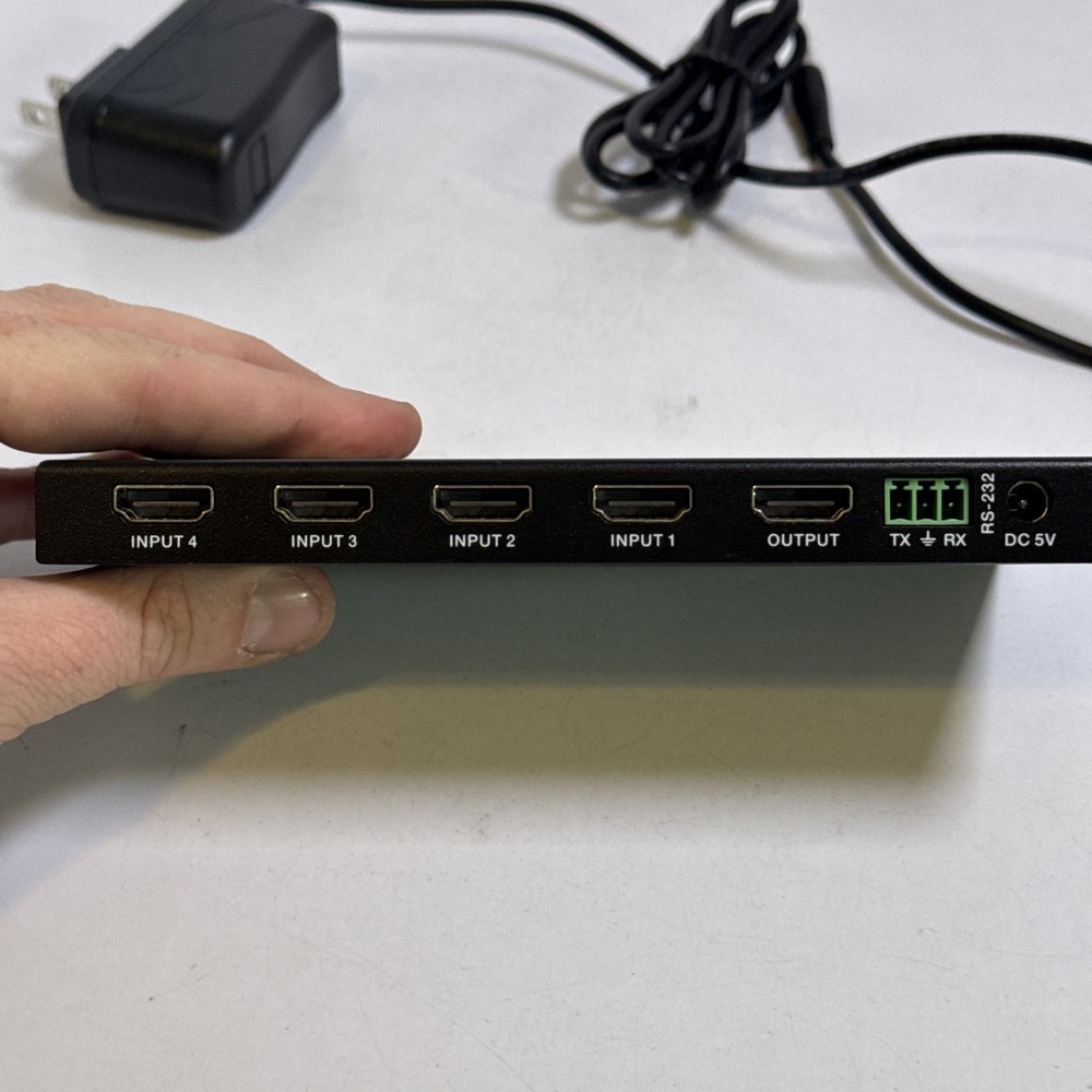 J-Tech JTECH-MV41 Digital HDMI 4x1 Multi-viewer Seamless Switch Function Tested