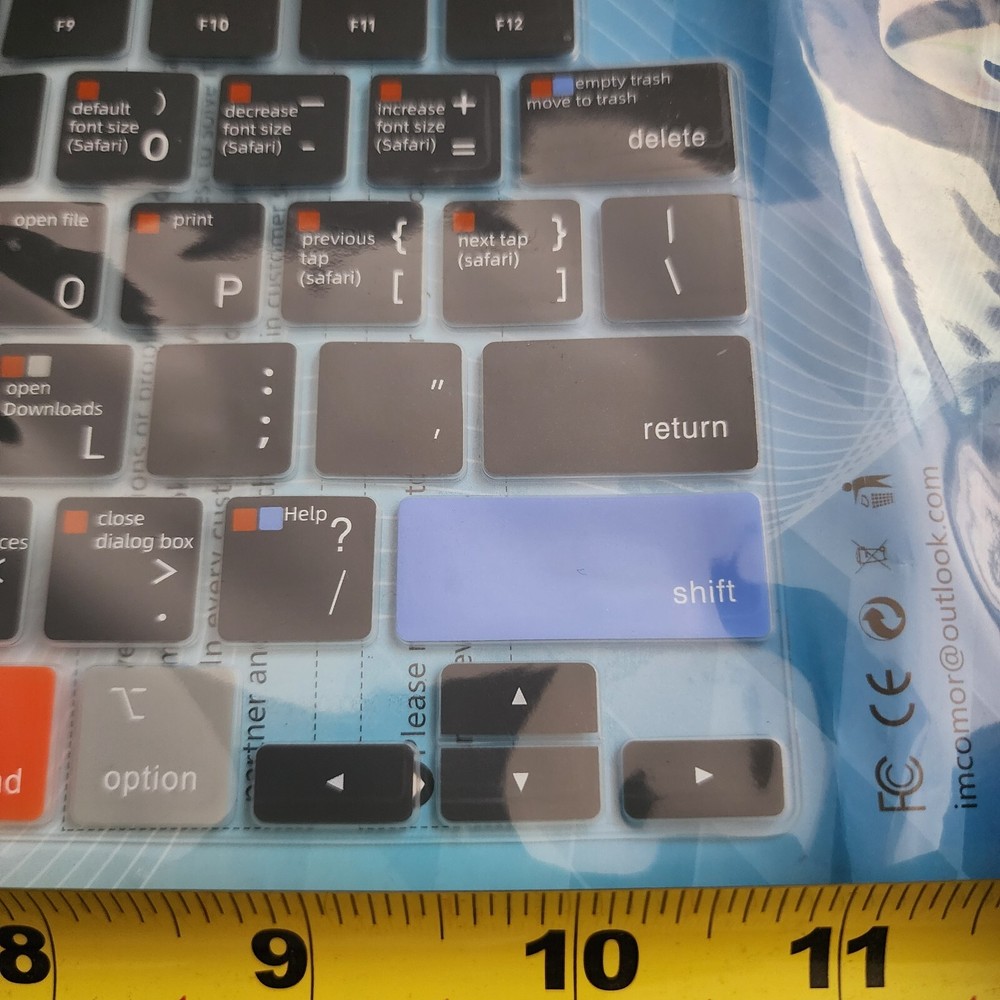 Imcomor Ultra Thin Keyboard Cover Skin For MacBook