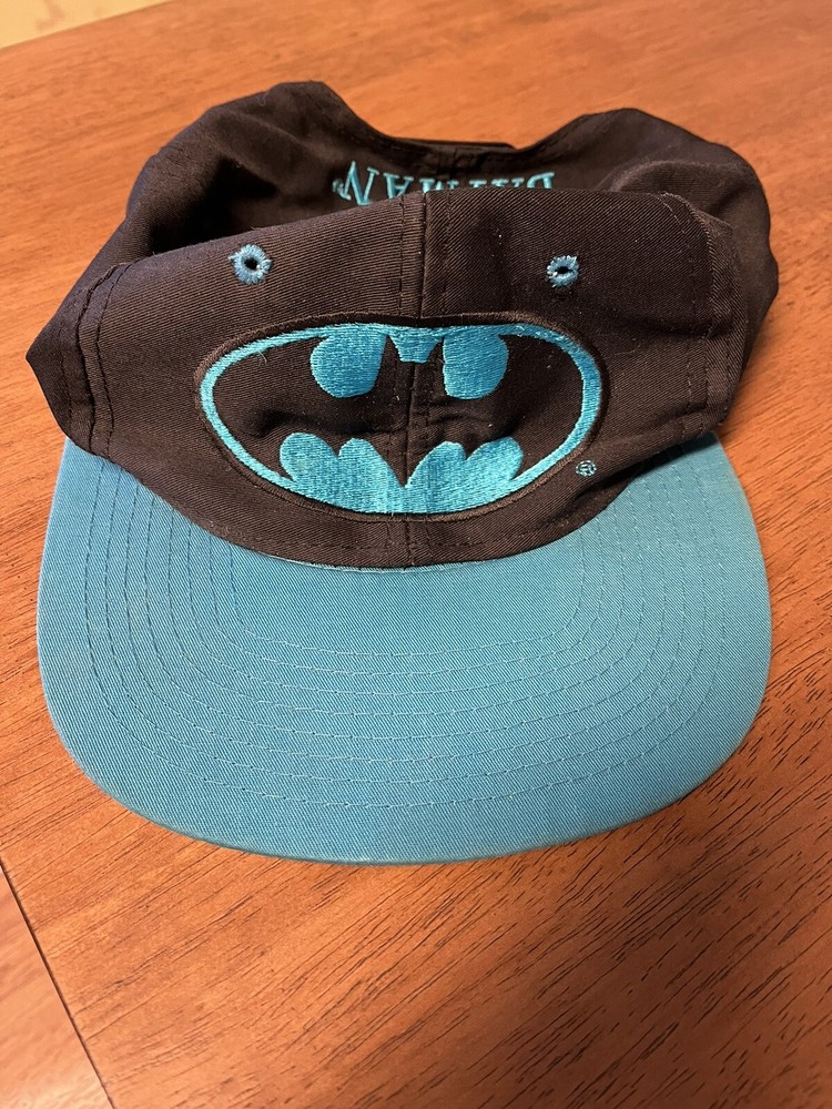 1991 DC Comics Batman Movie Snapback Hat Blue Never Worn