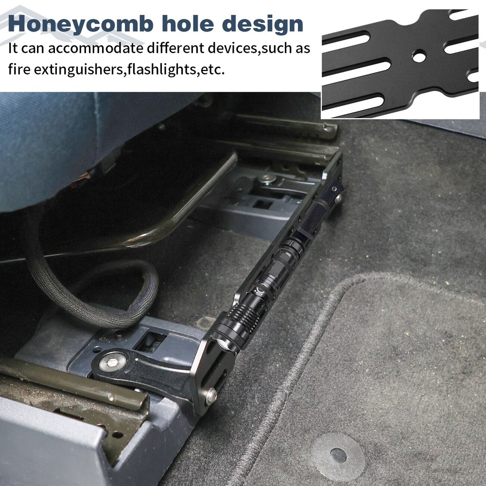 Fire Extinguisher&Multi Mount Panel Front Seat Bracket For Ford Bronco 2021-2024