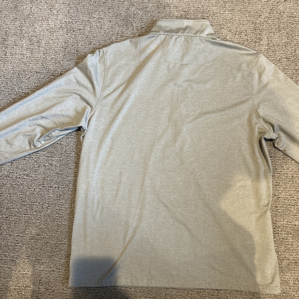 Gerry Pullover Mens Large Tan Quarter Zip Performance Shirt Athletic