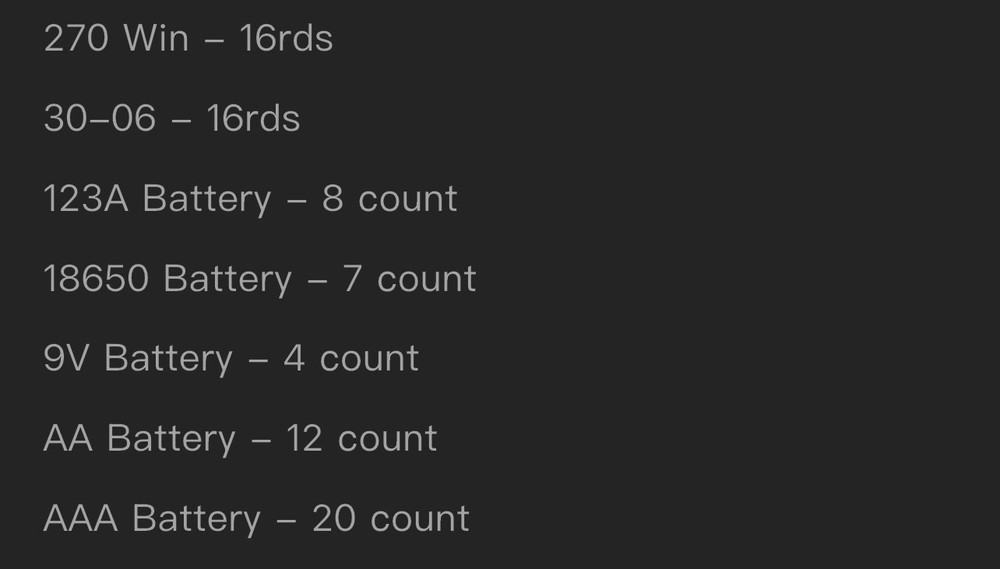 3D Printed ammunition Canisters
