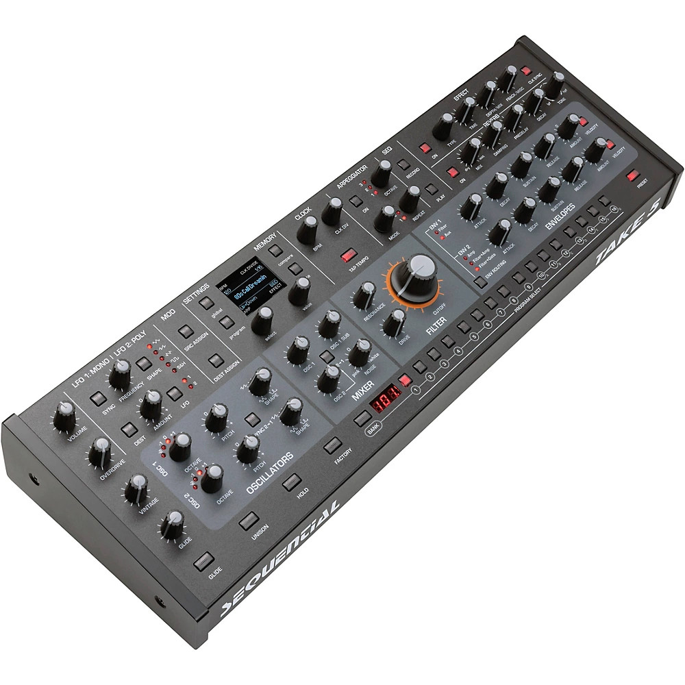 Sequential Take 5 Desktop Module 5-voice Polyphonic Analog Synthesizer