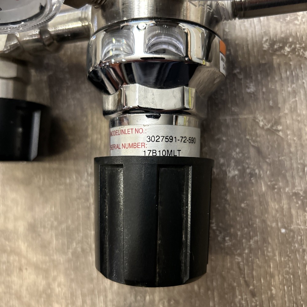 NOR Lab Regulator 0-200 0-1000 PSI Brass