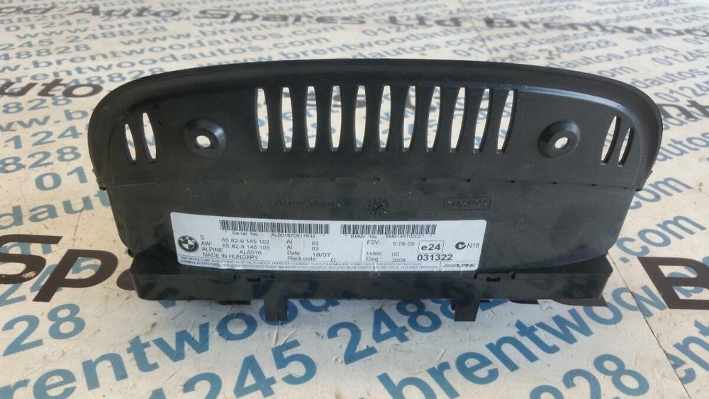 BMW 3 Series 2007 E92 Sat Nav Display Screen 7145102