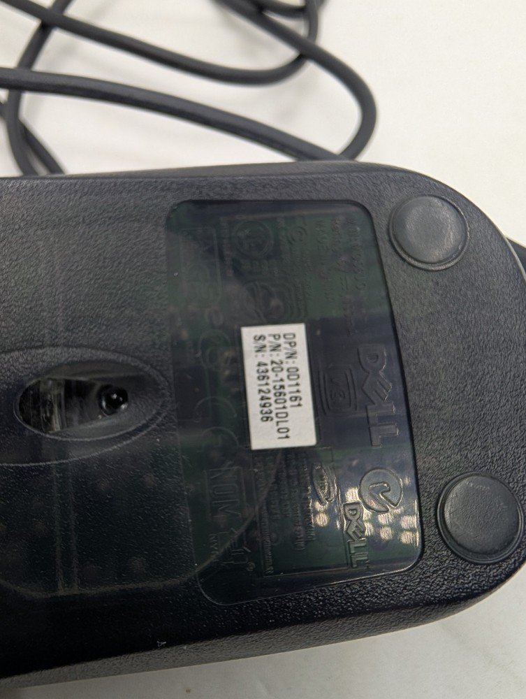 Vintage Dell Mouse MO56UO USB Grey black READ