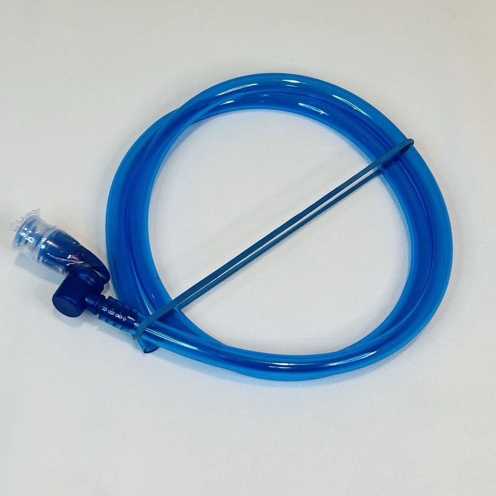 Hydration Pack Replacement Bite Valve Nozzle w/Tube Blue On/Off for Camelback