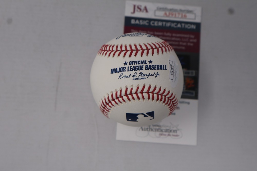 Jackson Holliday Signed Autographed Official MLB Baseball JSA COA