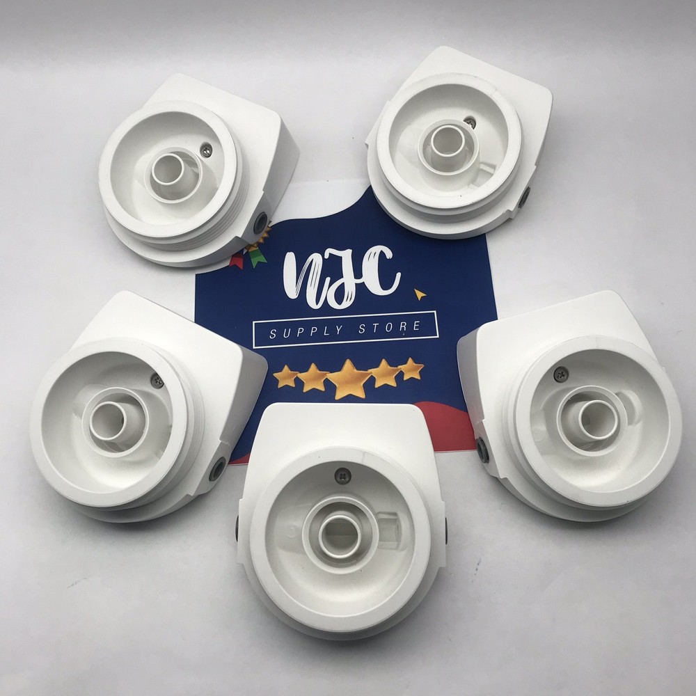 LOT OF 5 PENTEK 154859 WHITE INTEGRATE BRACKET CAP ( 3G-SL WH 3/8" QC-1BW/PR)