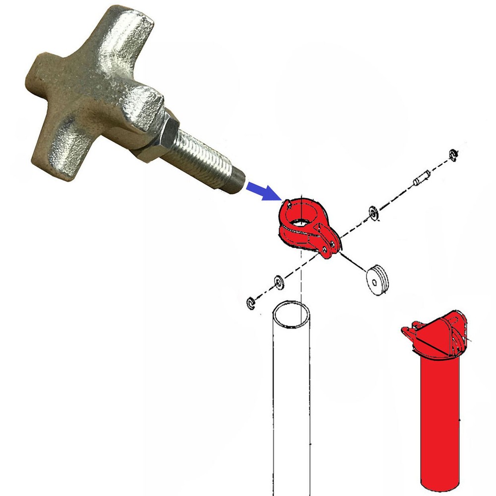 Replacement Chief Frame Machine Collar Locking Knob