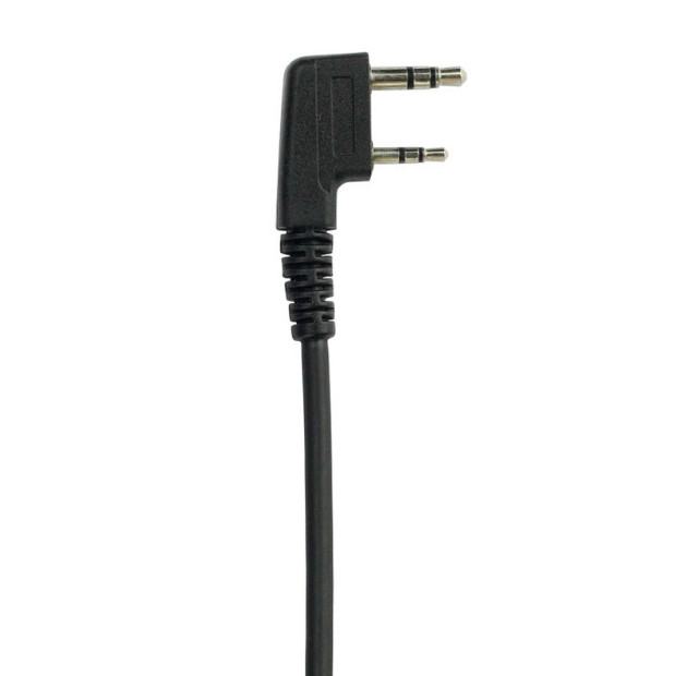2pcs Walkie talkie programming cable K-head universal frequency writing line