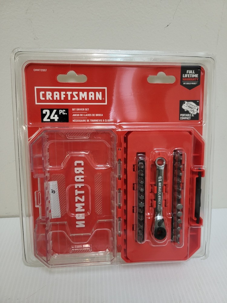 Craftsman 24 Piece Ratchet Bit Driver Set - CMMT12007