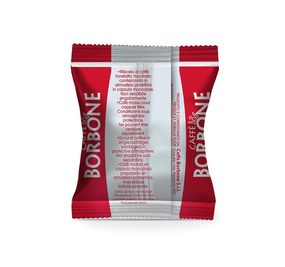 Caffè Borbone Red Blend Nespresso Compatible Espresso 100 Count,