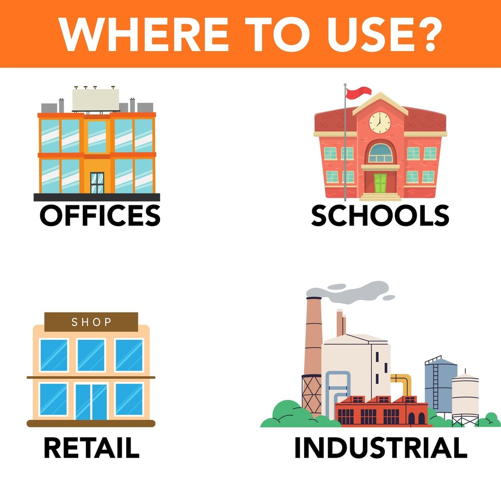 Iconikal 3 Pack Cotton Rectangular Dust Mop Head Replacement, Launderable Reu...