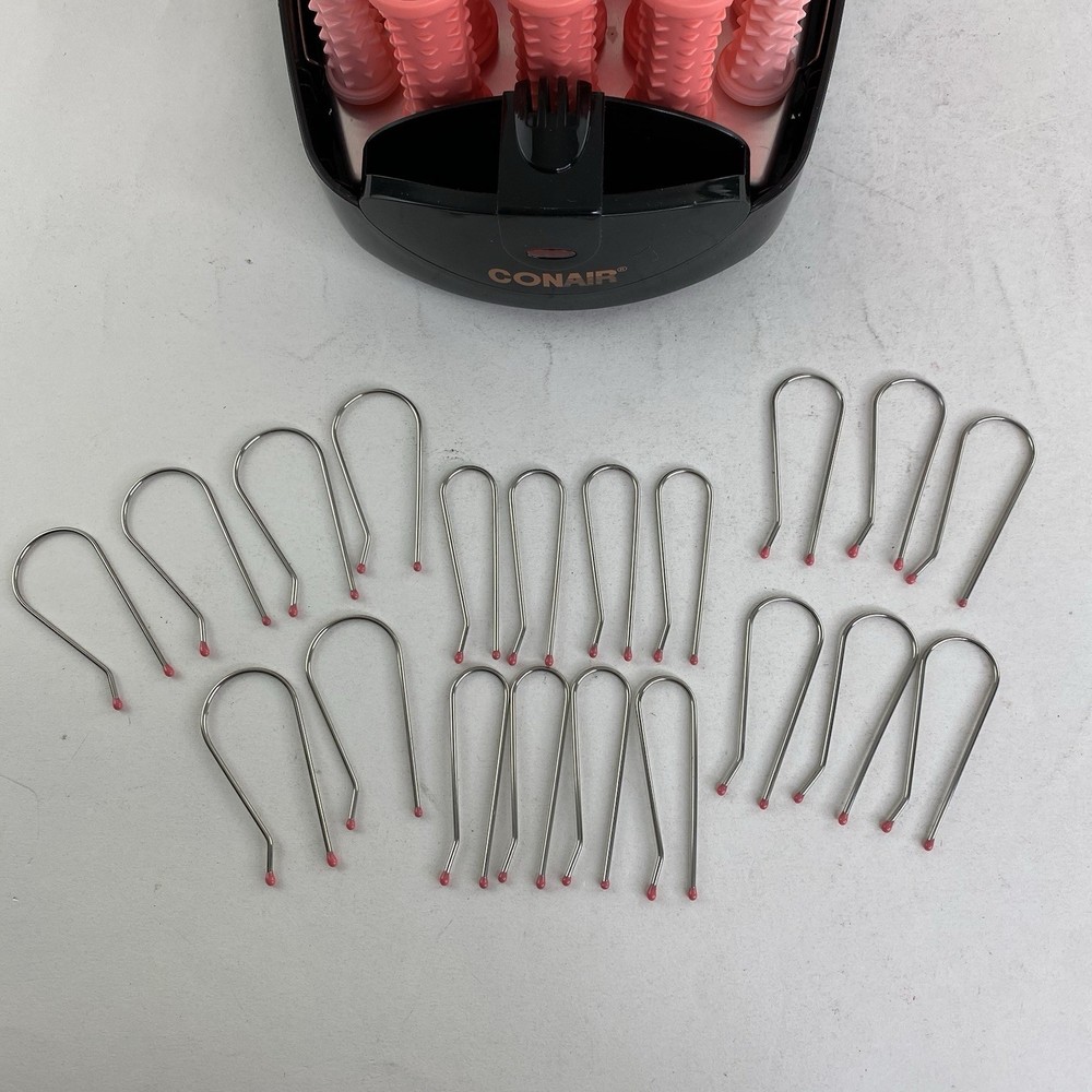 Conair Curls & Waves HS83N Compact Hot Roller Set 20-Piece Hair Rollers