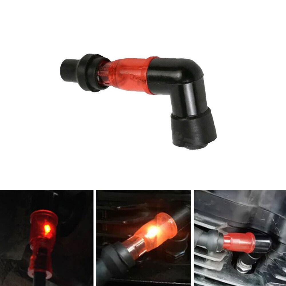 Universal Motorcycle Flash Spark Plug Cap Ignition High Pressure Cap Accessories