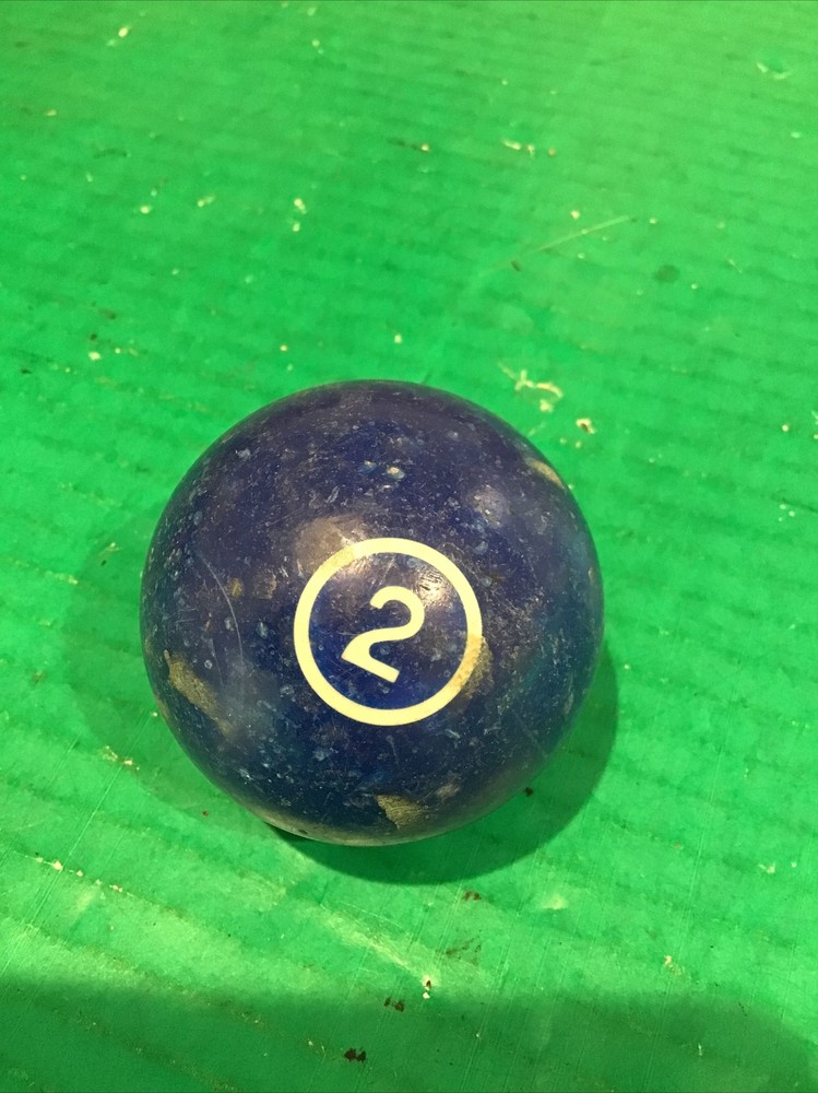VTG Replacement Billiard Pool Ball 2 1/4" Diameter Number 2 Blue Solid (A)