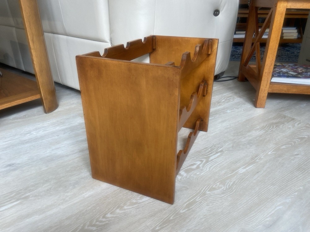 Wine Rack Mid Century Modern Vintage Nice