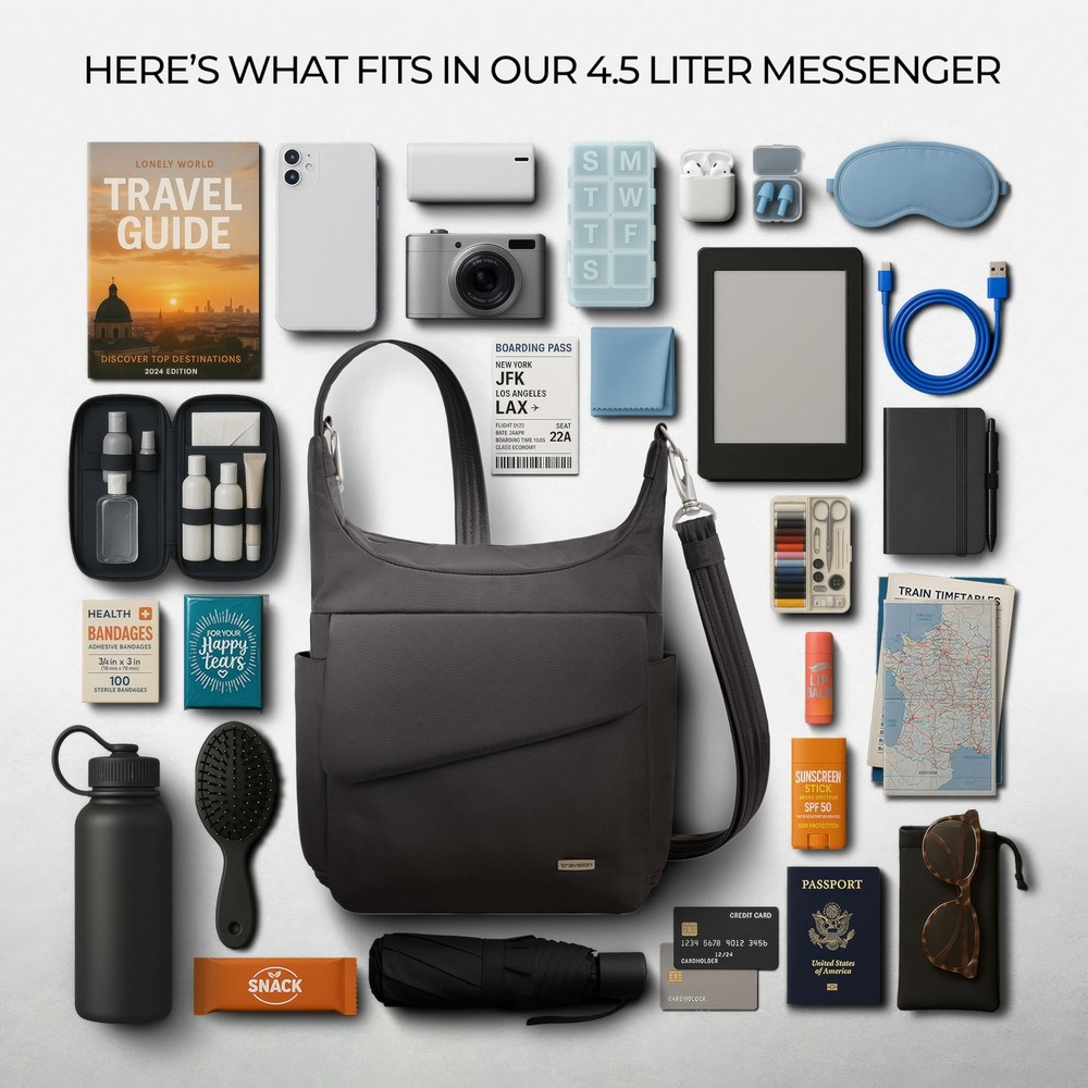 Anti-Theft Classic Messenger Bag