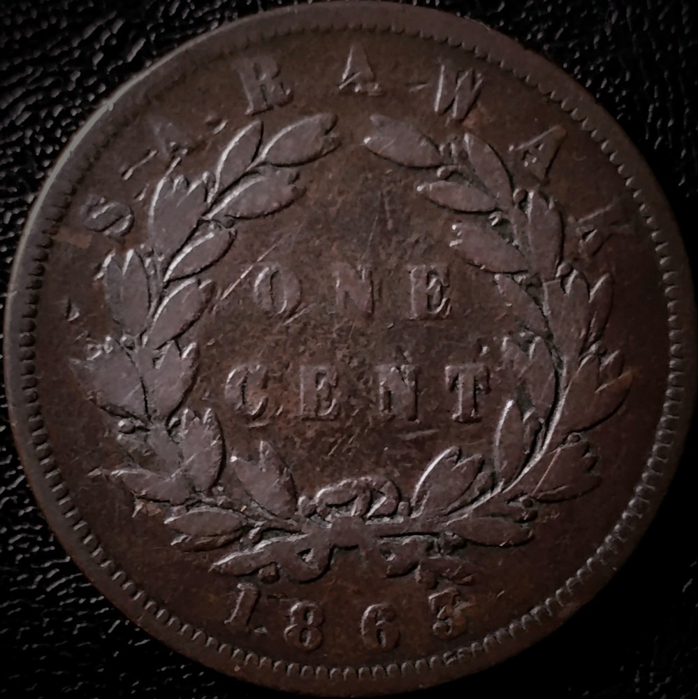 Sarawak (Malaysia) 1863 - 1 Cent - KM#3