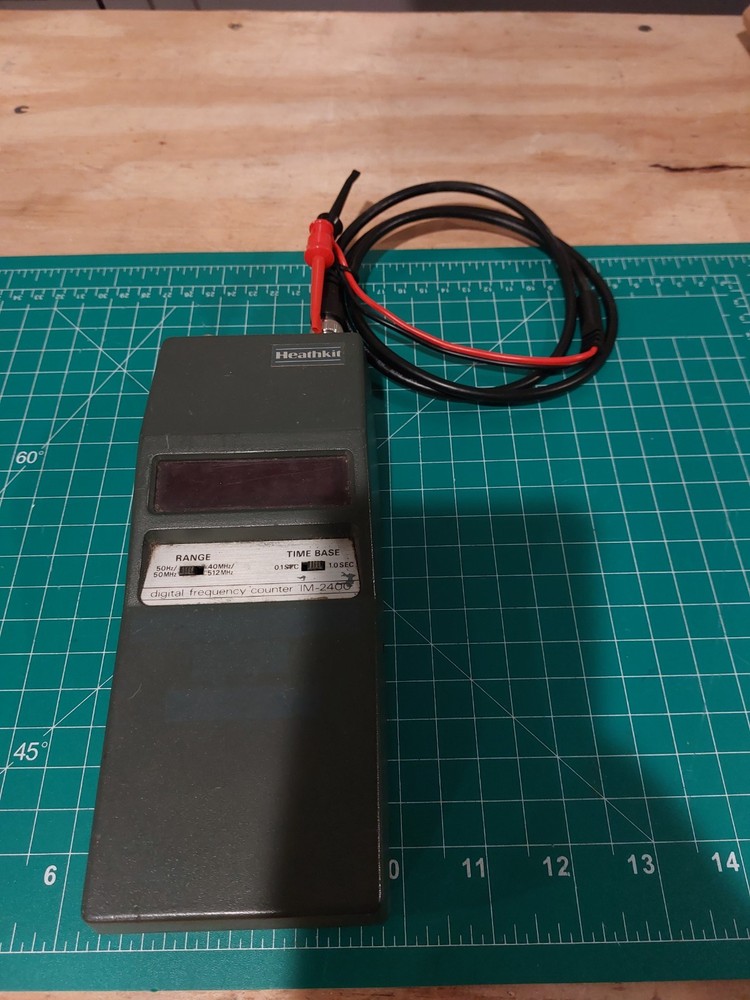 Heathkit IM-2400 digital frequency counter with Probe Untested
