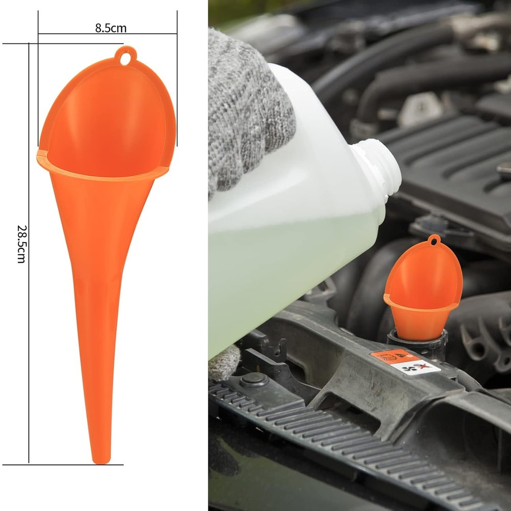 6 Piece Plastic Automotive Funnel Set