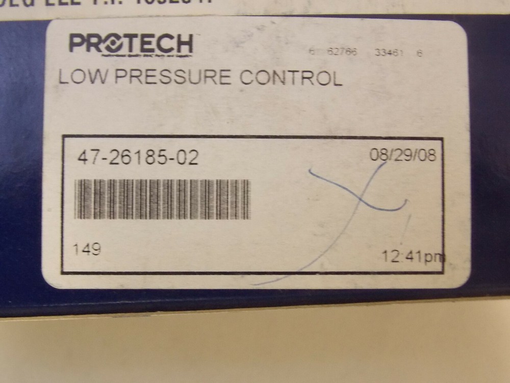 Protech 47-26185-02 Low Pressure Control