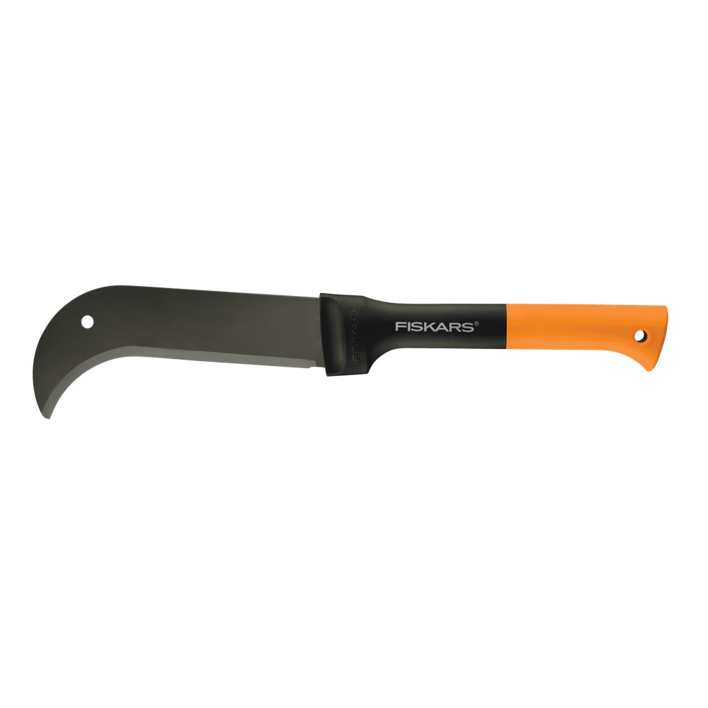 10" Brush Axe with Safety Sheath - Fixed Handle - Black/Orange
