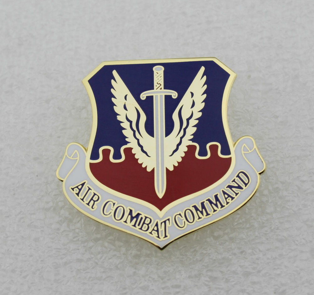 USAF AIR COMBAT COMMAND HAT PIN -2''