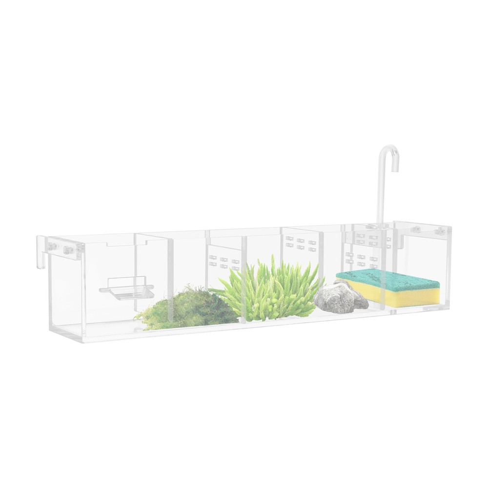 Fish Tank Aquarium Multi-functional External Acrylic Hang On Filter Box Supplies