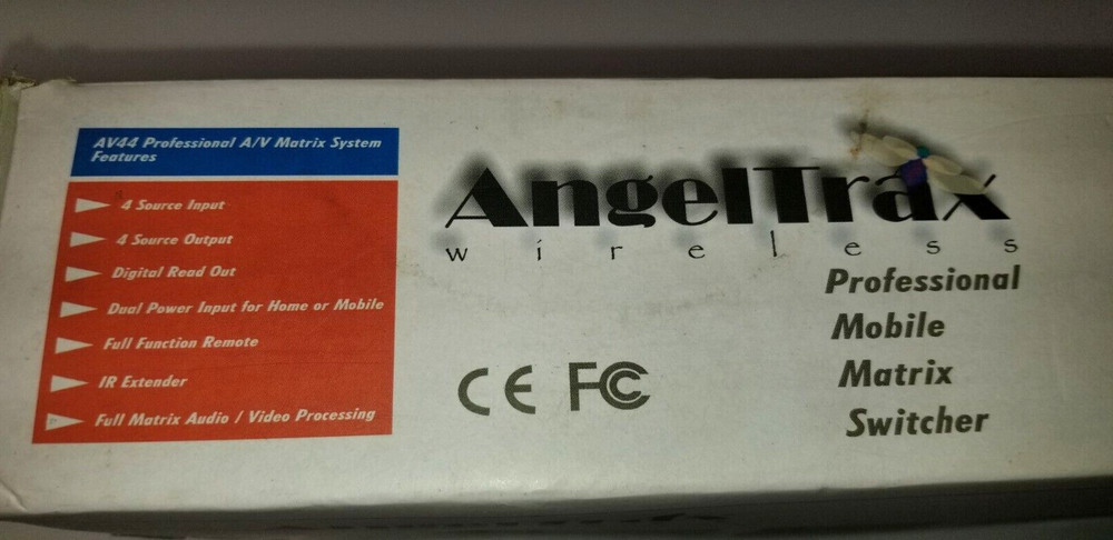 Angeltrax AV44 Professional Mobile Matrix Video Processor Switcher