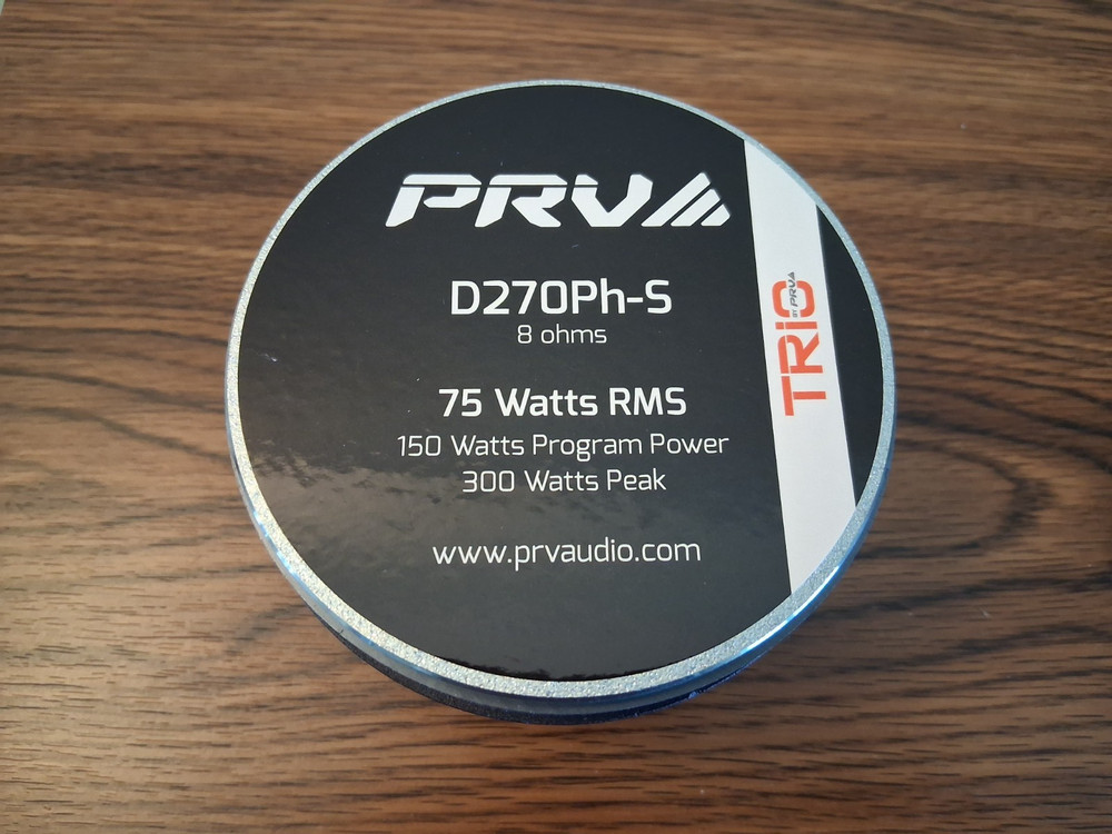 PRV Audio D270Ph-S 1" Exit Phenolic Compression Driver