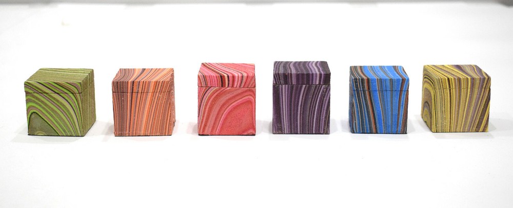 Boxes Indonesian Sand Painted Boxes