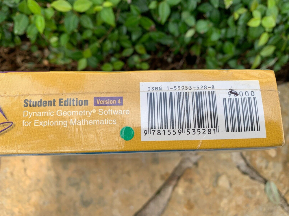 The Geometer's Sketchpad Version 4 Includes Cd-Rom, Walkthrough Guide, SEALED