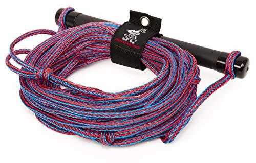 Water Ski Rope with Rubber Handle 1 Section 75-Feet