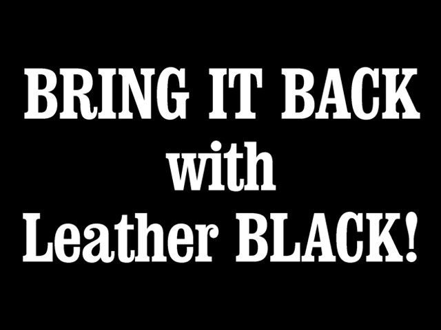 Doc Bailey's Leather Black 4oz Detail Kit