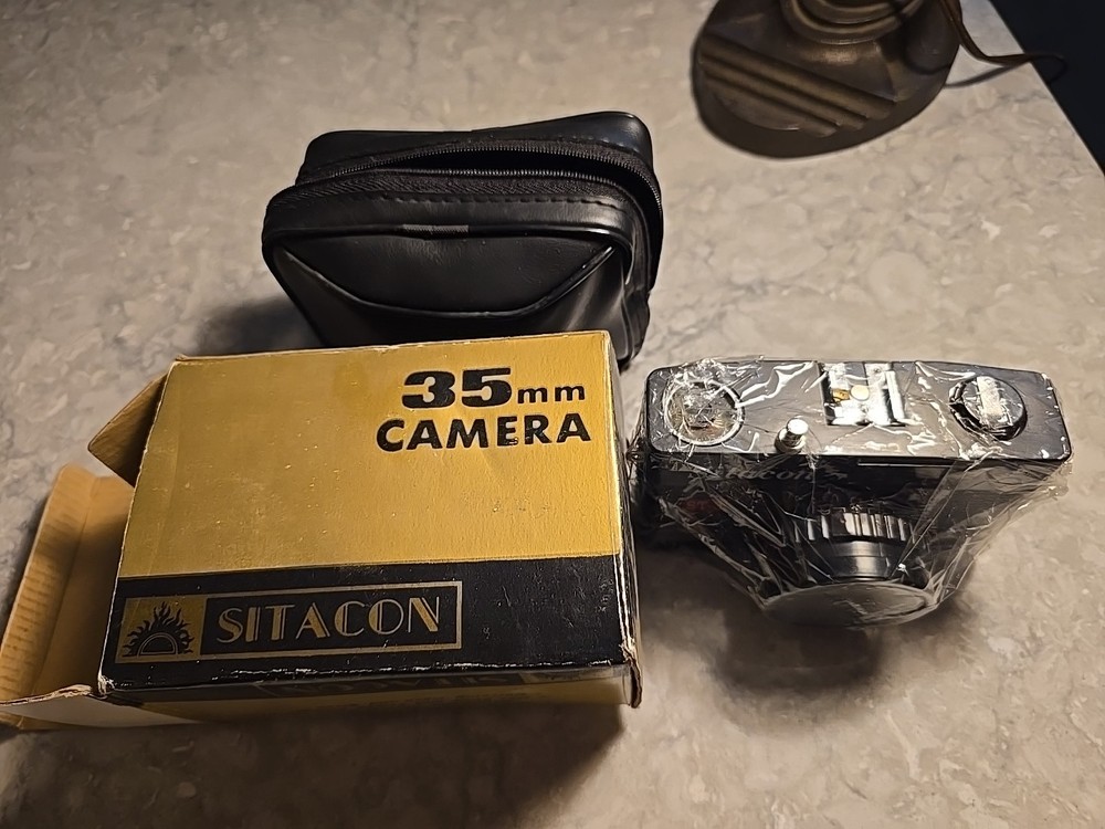 Vintage 35MM Camera Sitacon ST-3 Untested, with original box, strap & paperwork