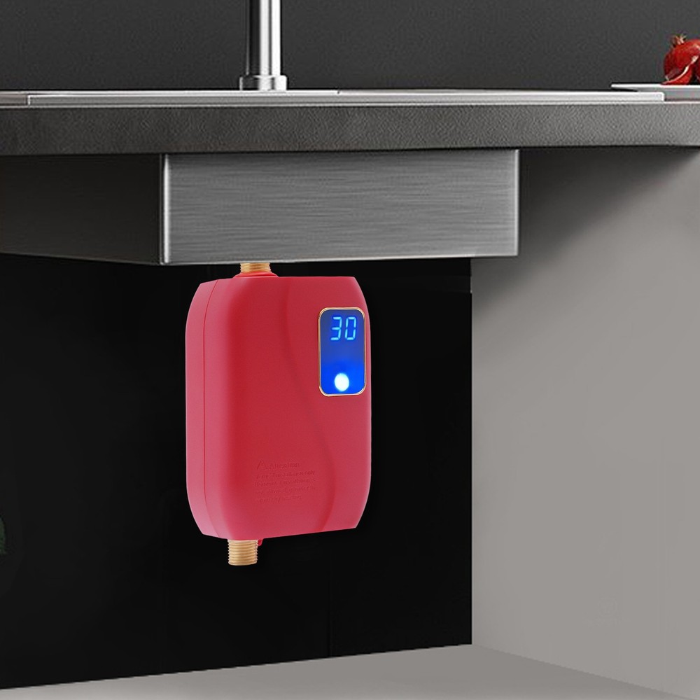 Electric Mini-Tank Water Heater, 110V 3KW Instant Point of Use Hot Water Heater