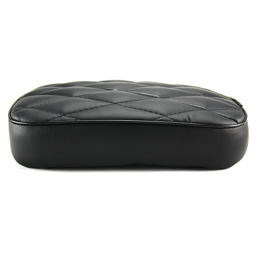 6/8 Suction Cup Rectangular Pillion Passenger Pad Seat For Harley Chopper Custom